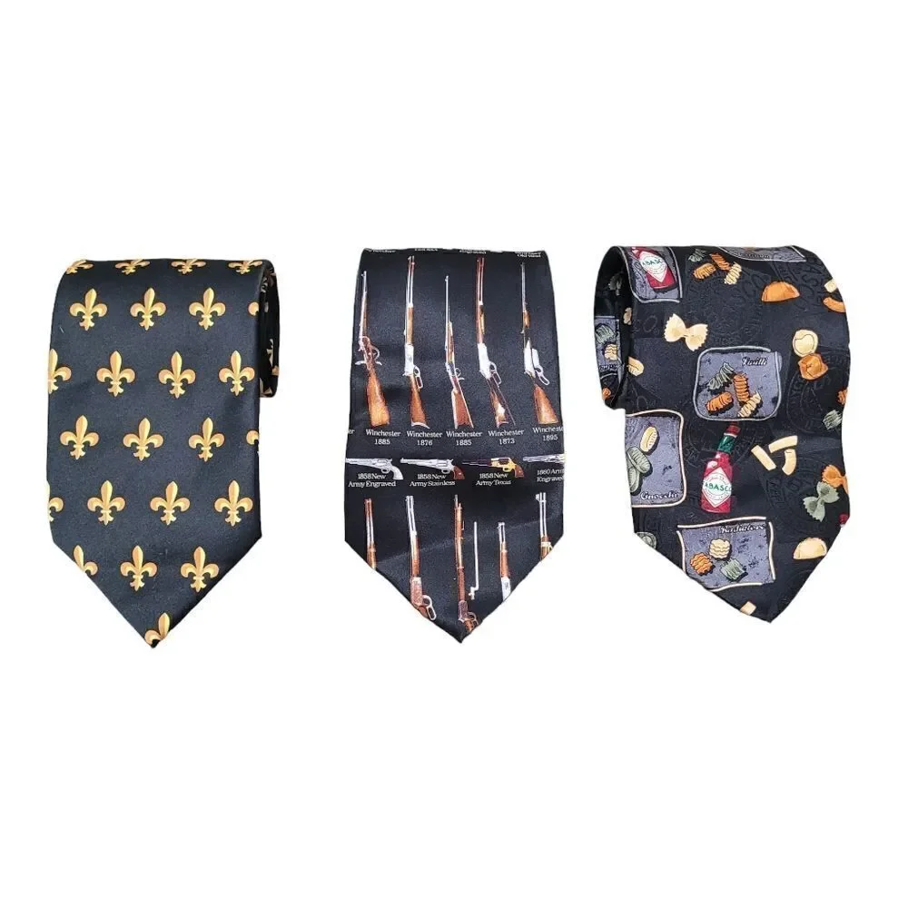 Bundle of three mens ties